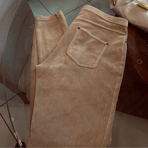 Style & Co. Tan Corduroy Girls Jeans Slip On No Zipper or Button Closure